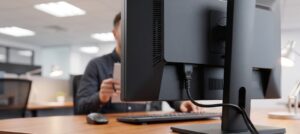 cable poder calibre 18aw utilizado en un computador de mesa